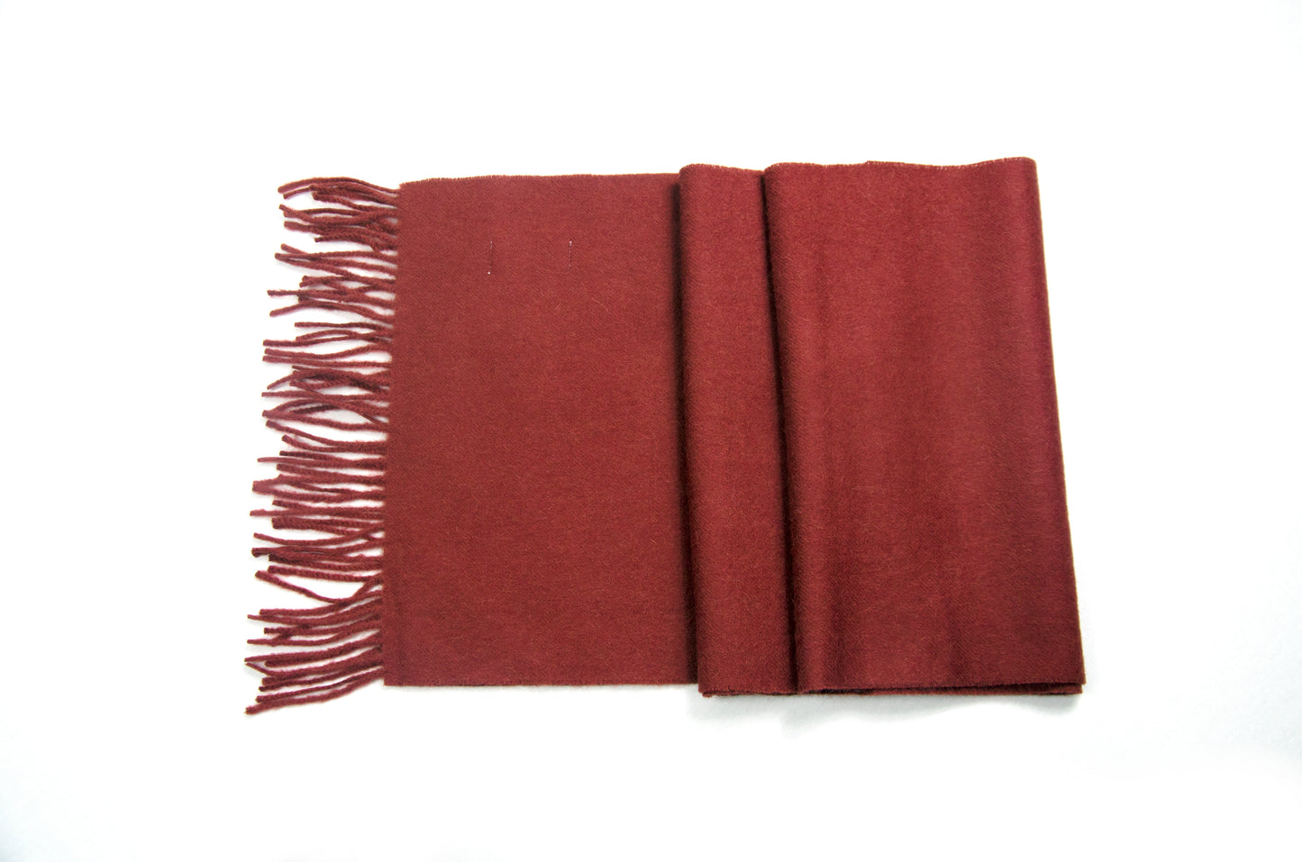 Brushed Burgundy - Peruvian Baby Alpaca Scarf