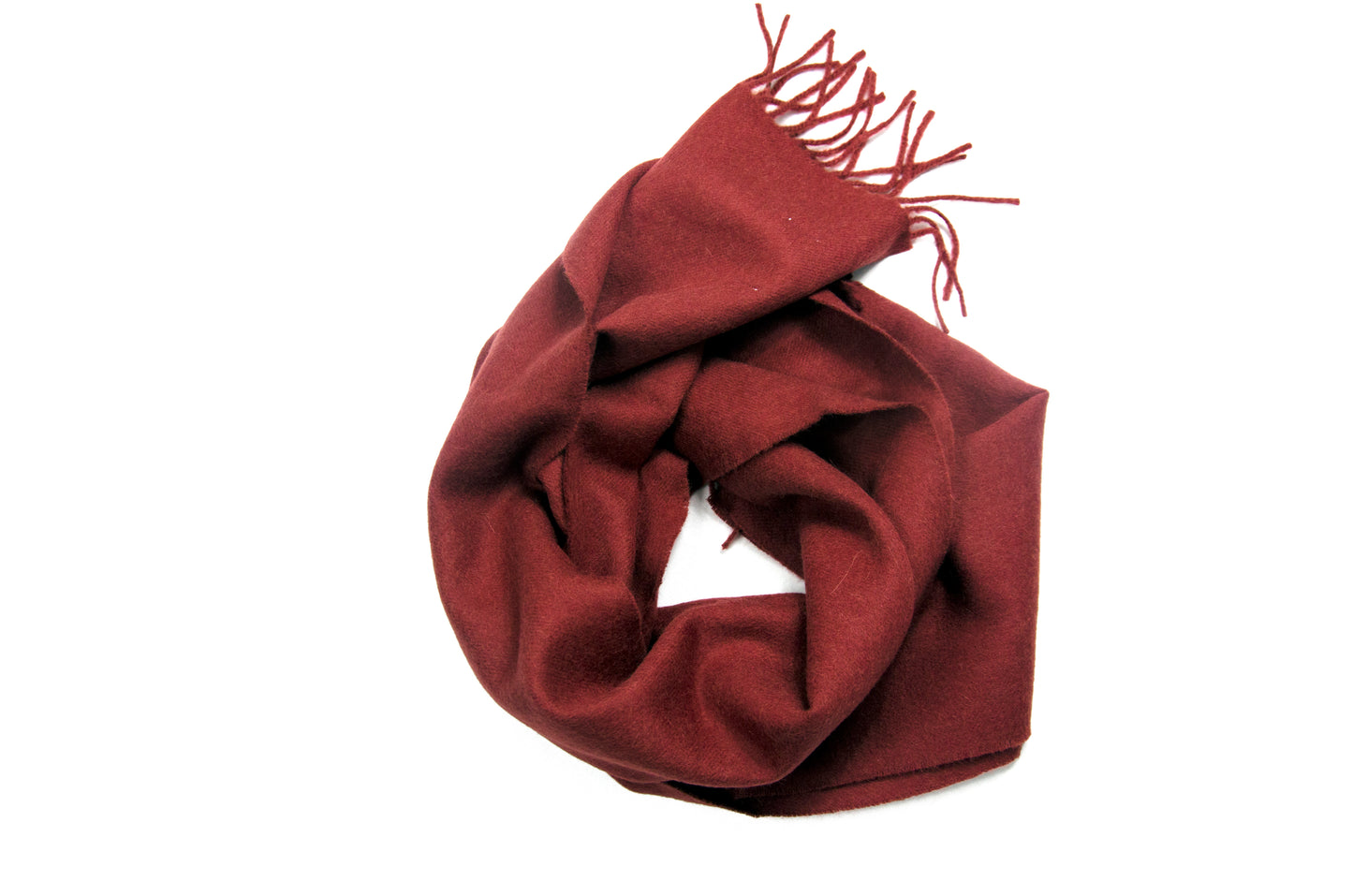 Brushed Burgundy - Peruvian Baby Alpaca Scarf