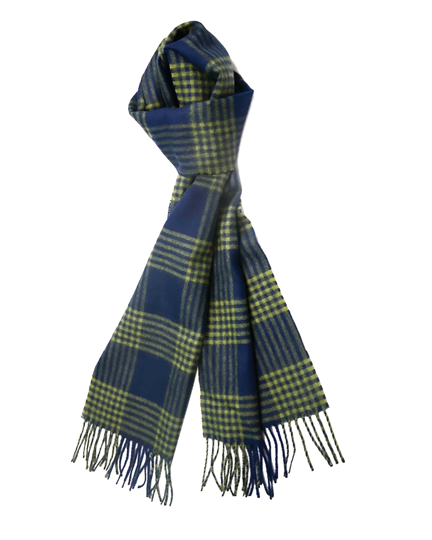 Green Contrails - Peruvian Baby Alpaca Scarf