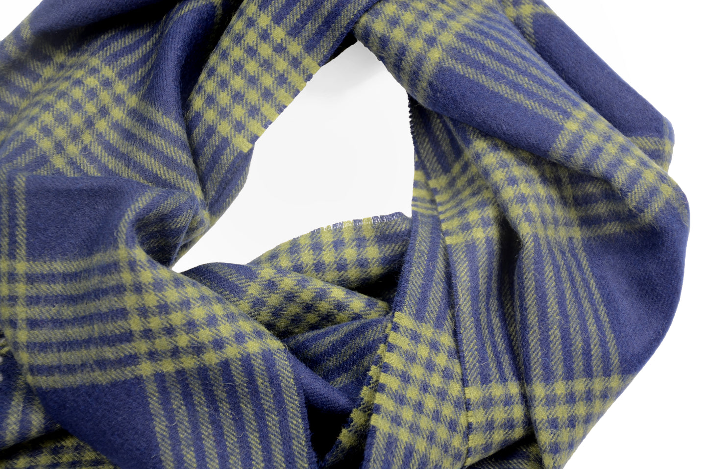 Green Contrails - Peruvian Baby Alpaca Scarf