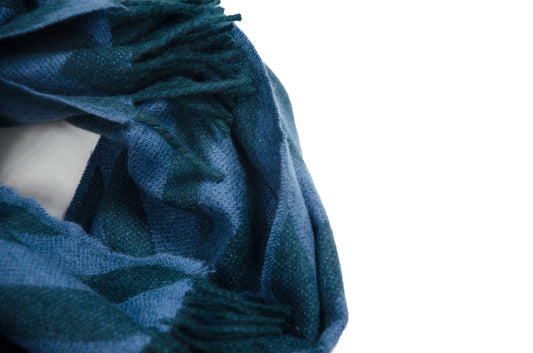 Blue Mountains  -  Mongolian Cashmere Scarf