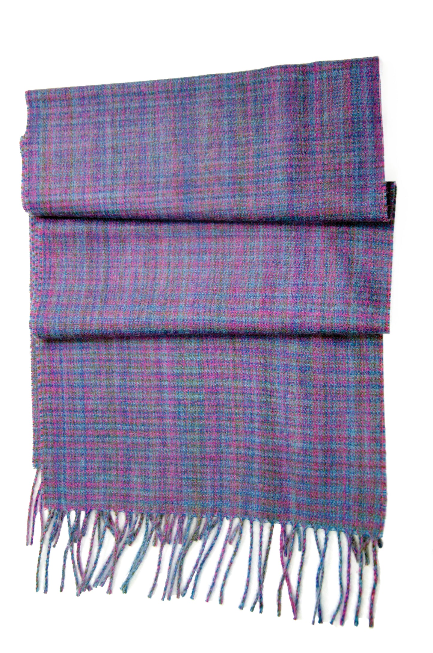 Charoite Ribbon -  Peruvian Baby Alpaca  Scarf