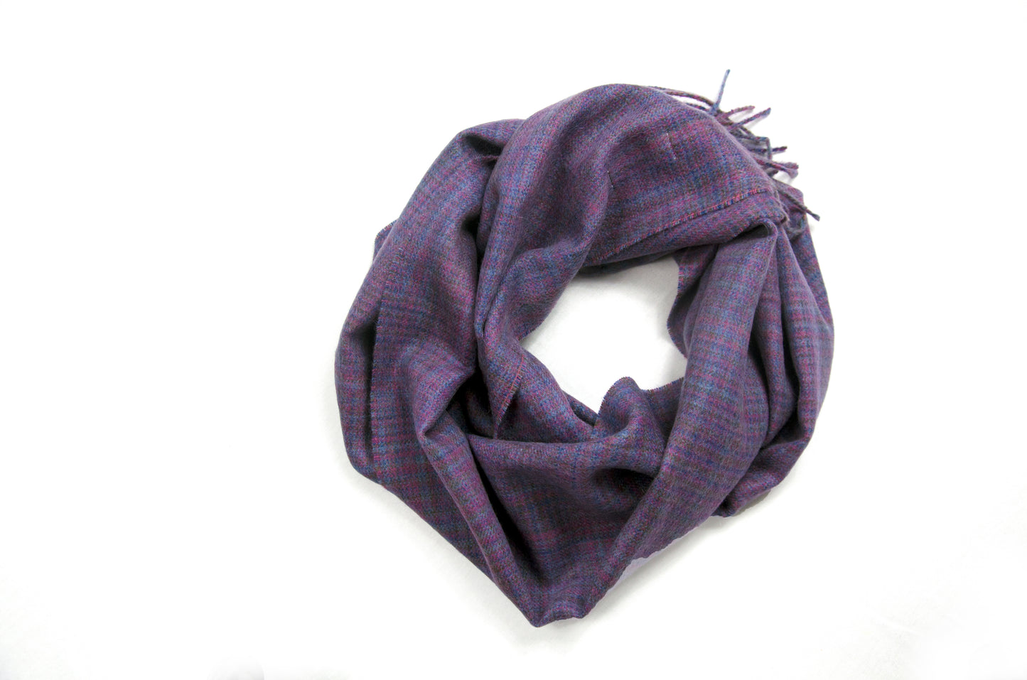 Charoite Ribbon -  Peruvian Baby Alpaca  Scarf