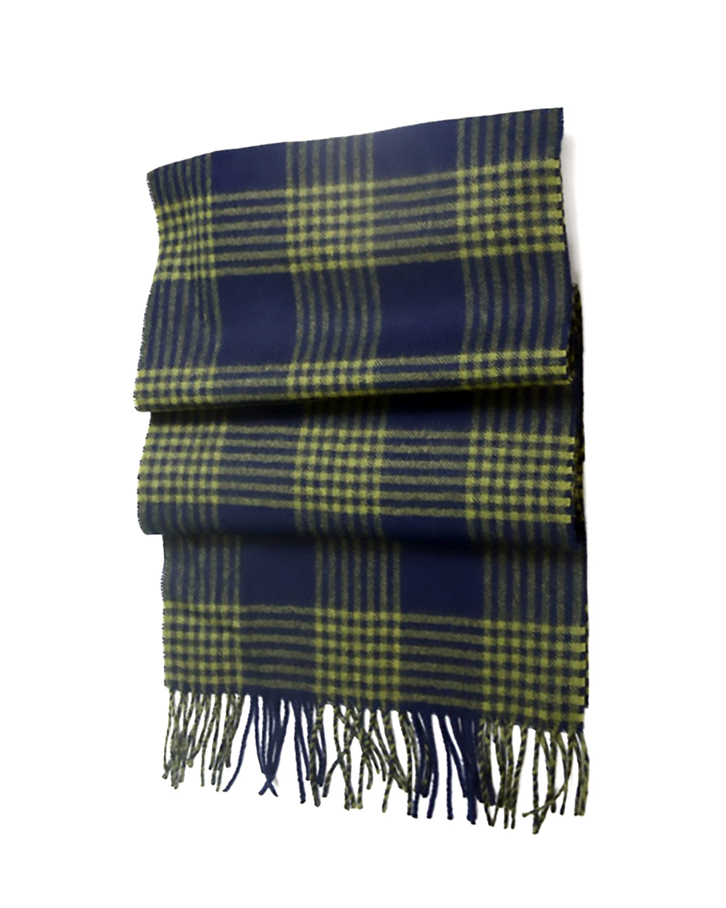 Green Contrails  -  Peruvian Baby Alpaca  Scarf